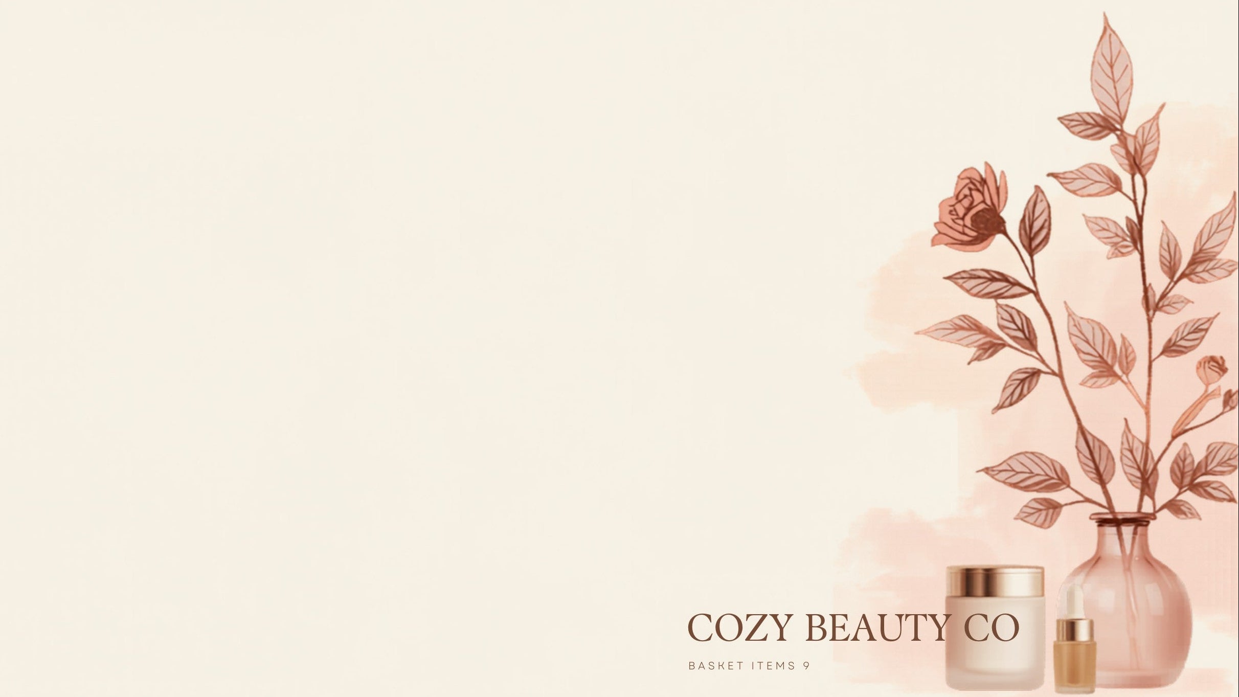 Cozy Beauty Co Store Header